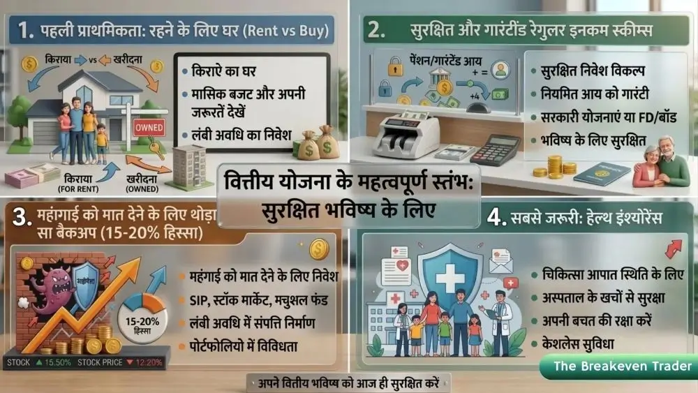 वित्तीय योजना के महत्वपूर्ण स्तंभ सुरक्षित भविष्य के लिए
