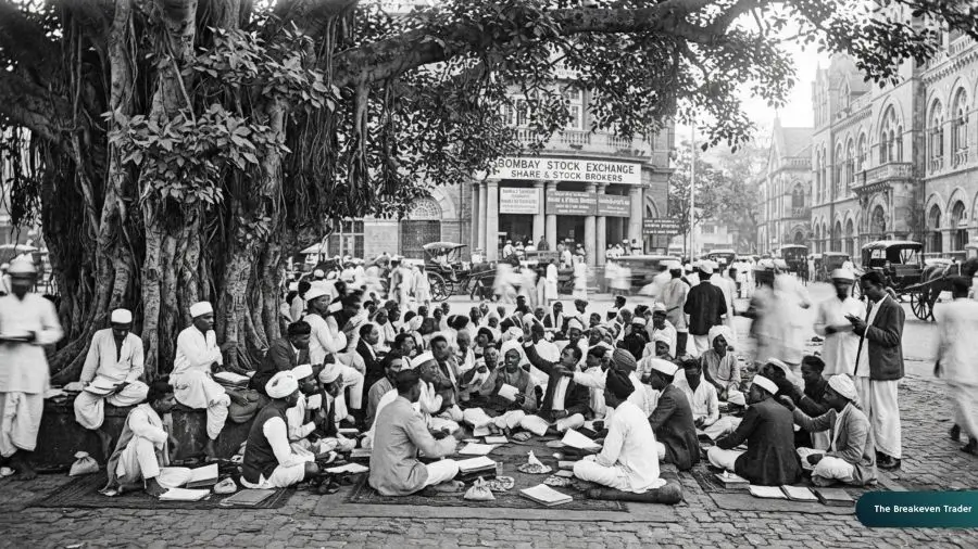 BSE history banyan tree dalal street