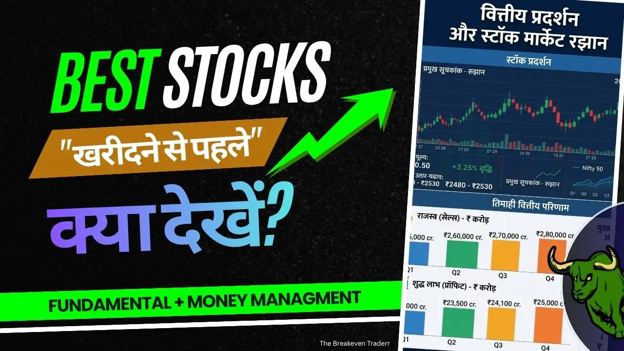 स्टॉक खरीदने से पहले क्या देखें - फंडामेंटल और मनी मैनेजमेंट चेकलिस्ट