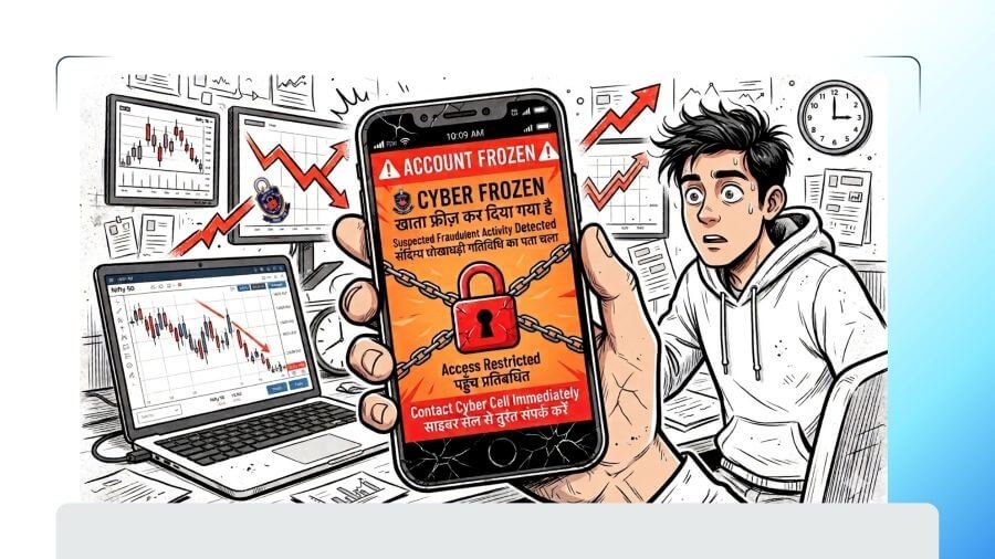Crypto P2P trading bank account freeze risk in India
