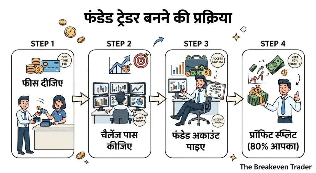 Prop Firm Trading in Hindi - How it works
