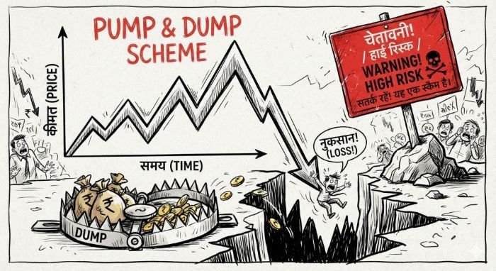 Pump and Dump Scheme in Penny Stocks Hindi