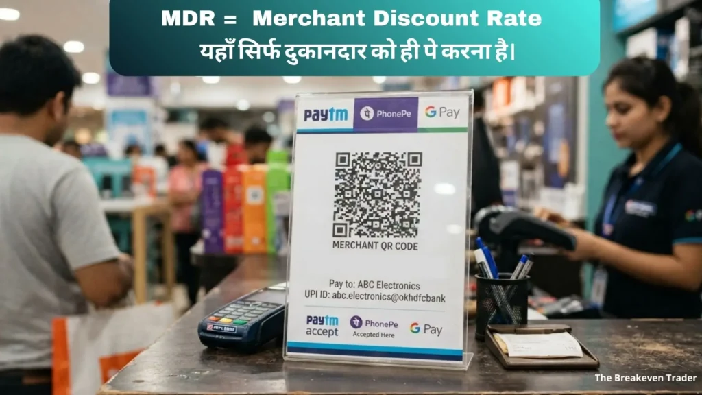 UPI 0.4 percent MDR charges on merchant payments
