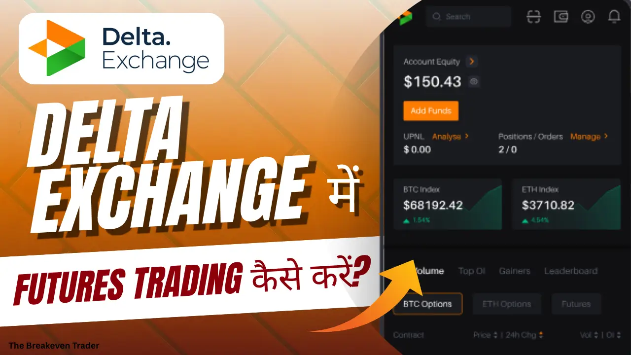 Delta Exchange me Futures Trading kaise kare स्टेप-बाय-स्टेप गाइड